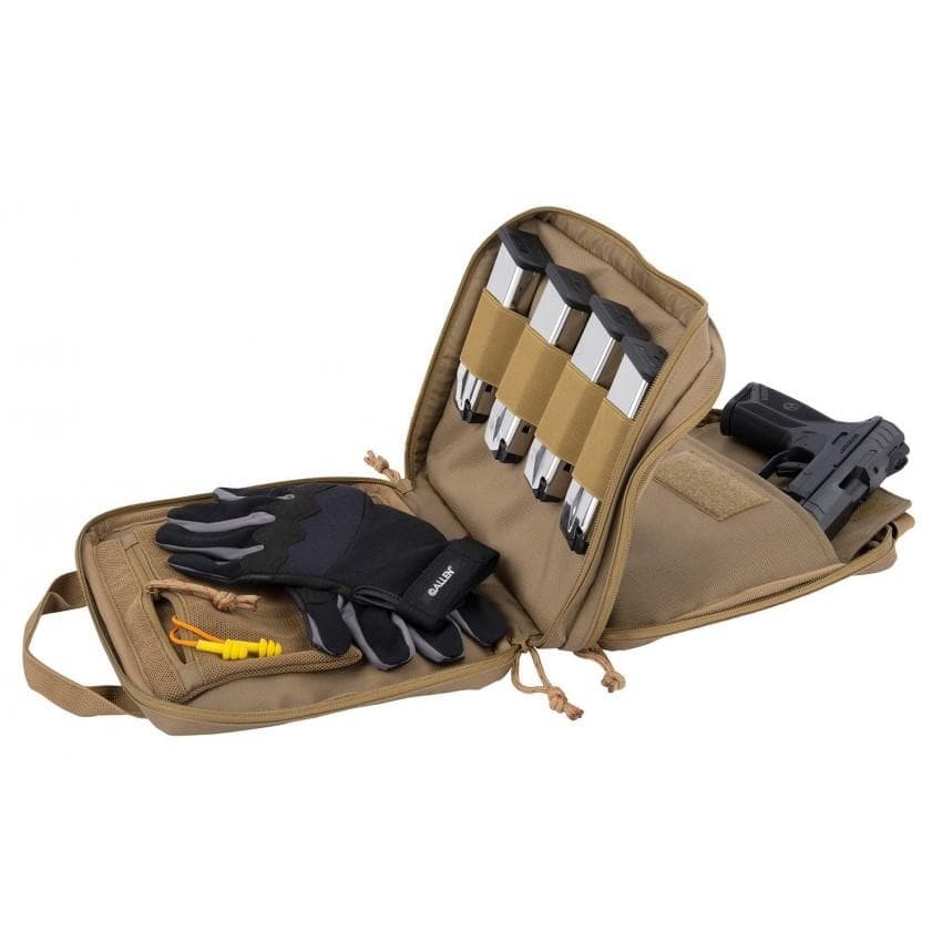 Allen Tac Six Crew Tactical Pistol Case Coyote Brown