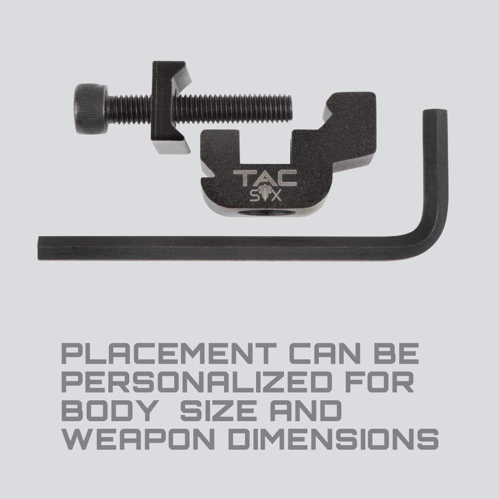 Allen Tac Six Citadel QD Picatinny Rail Weapon Mount Black