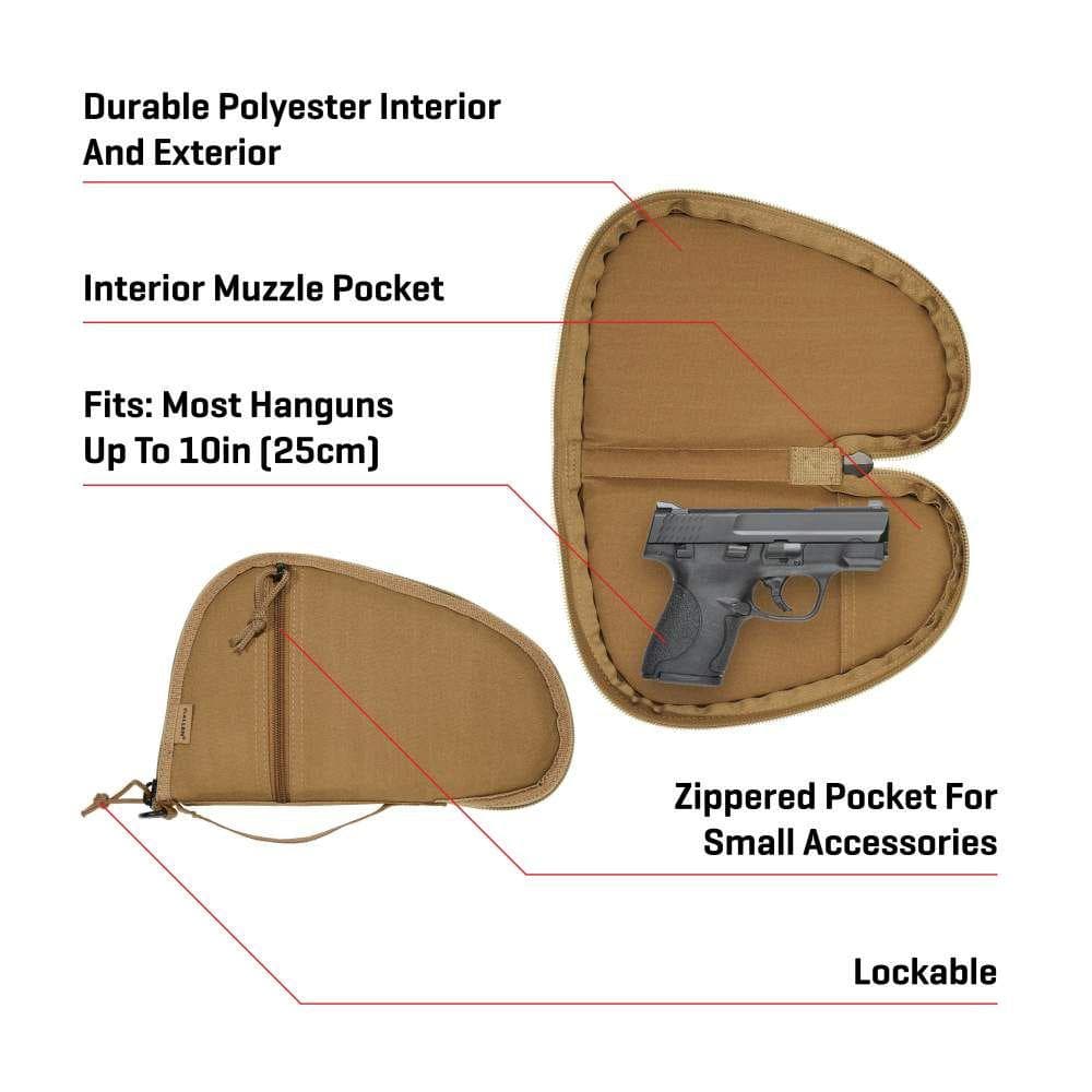 Allen Torrey Handgun Case 11.5" Coyote