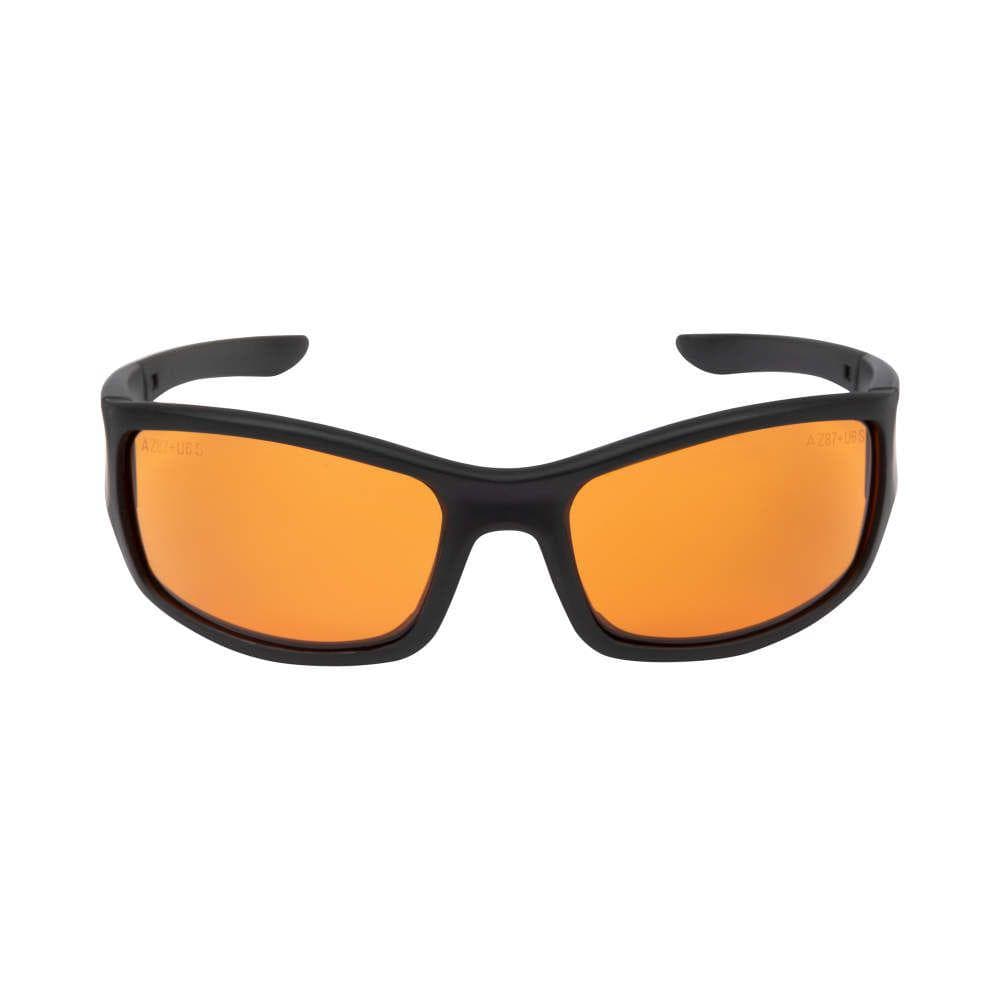 Allen ULTRX Sync Safety Glasses Black with Amber Lenses