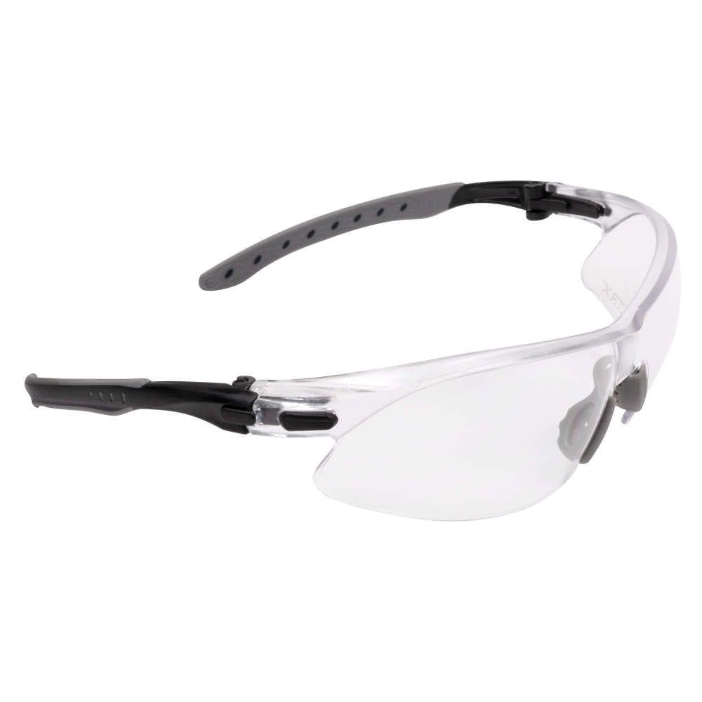 Allen ULTRX Keen Safety Glasses Black with Clear Lenses