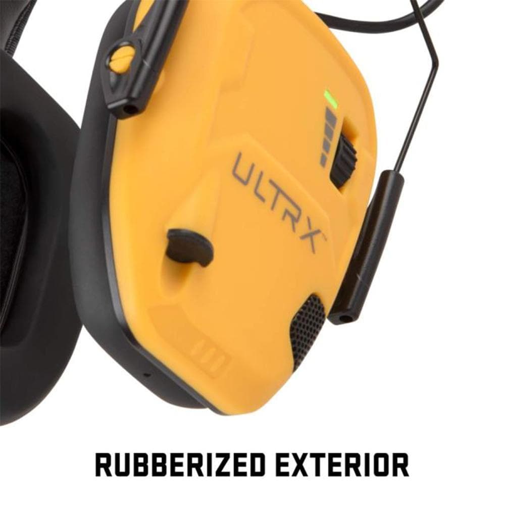 Allen ULTRX Bionic Electronic Ear Muffs 22dB Yellow