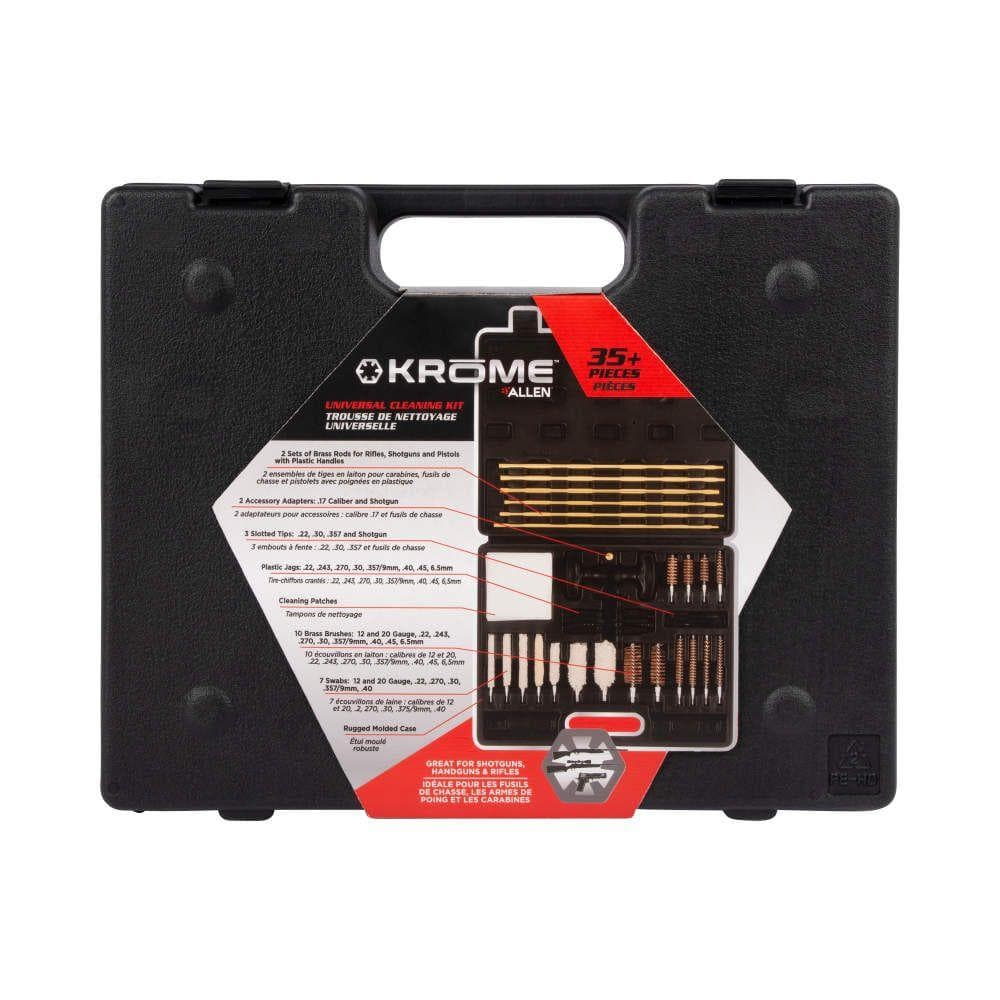 Allen Krome Universal Gun Cleaning Kit with Box 35/pc