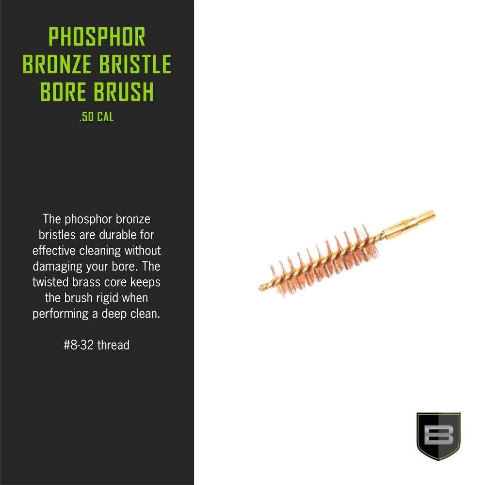 Breakthrough Clean Technologies Phosphorus Bronze Bristle Bore Brush .50 Cal