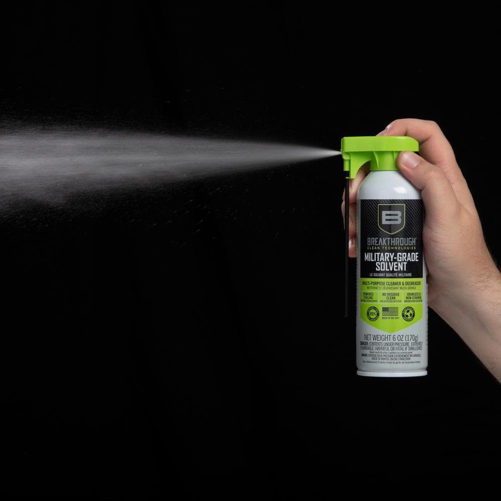 Breakthrough Clean Technologies Military Grade Solvent 6 oz Aerosol
