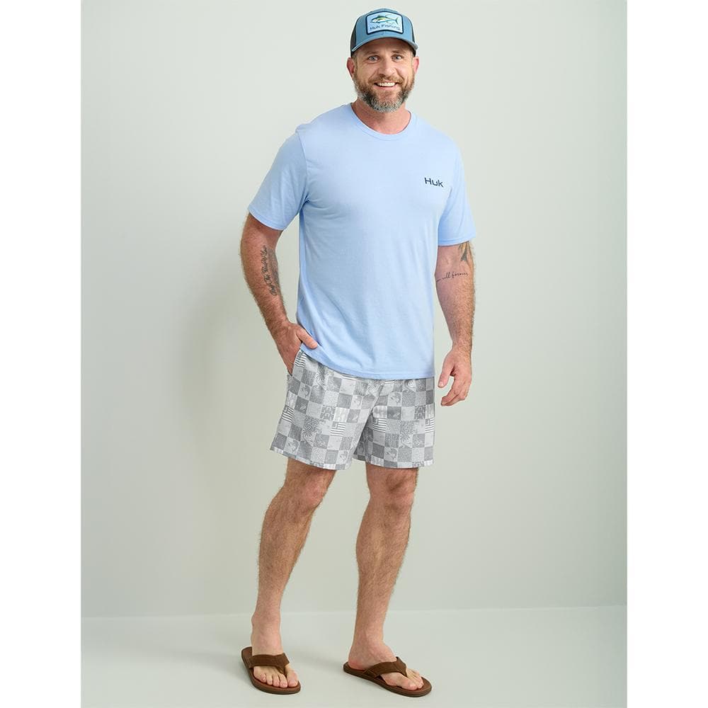 Huk KC Badge Series Short Sleeve Shirt Windsurfer L