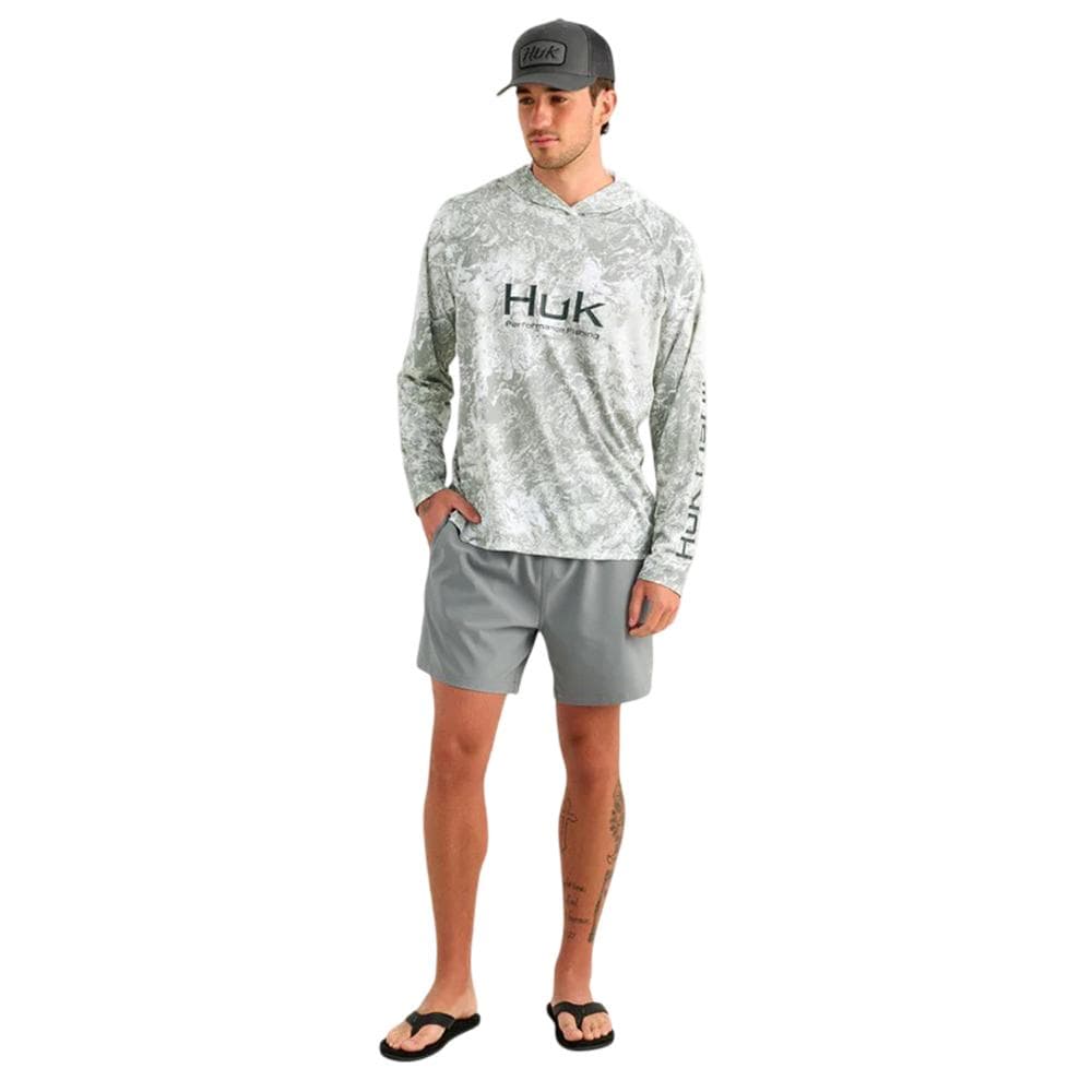 Huk Mossy Oak Pursuit Performance Hoodie MO Seagrass L