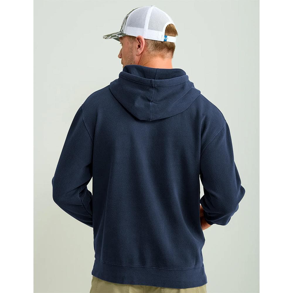 Huk Huk'd Up Logo Long Sleeve Hoodie Naval Academy 2XL