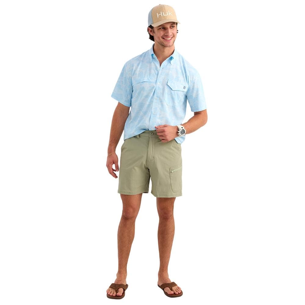 Huk Next Level 7" Shorts Seagrass 2XL
