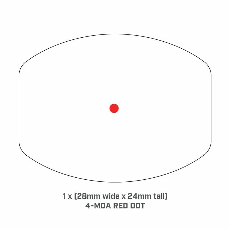 Bushnell RXM-300 Open Reflex Sight 1x28 4 MOA Red Shake Awake/Auto Off