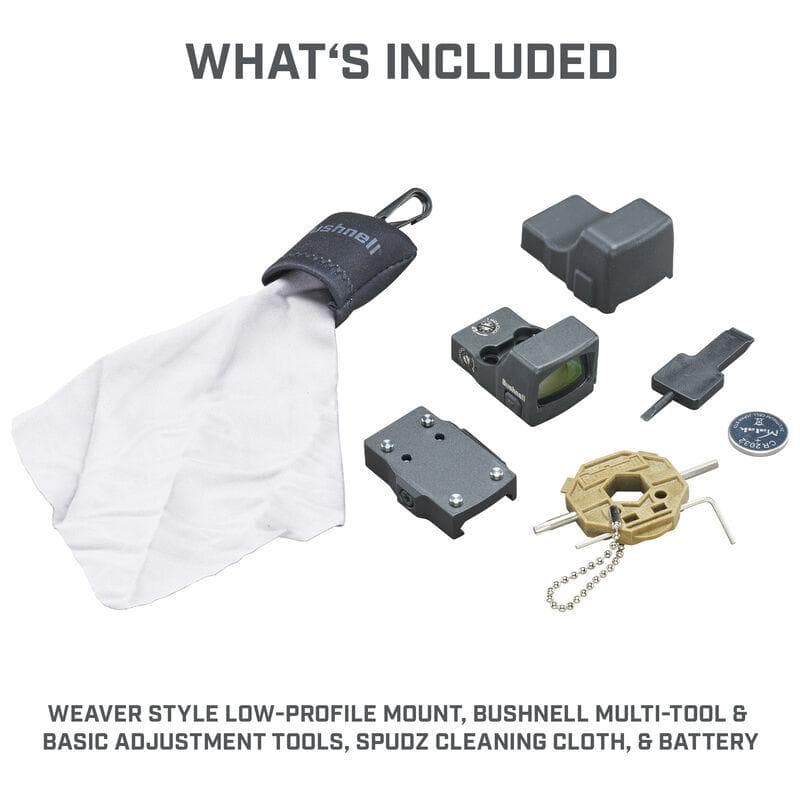 Bushnell RXS-250 Black Reflex Sight FMC Weaver/PIC or Direct Mount Box 5L