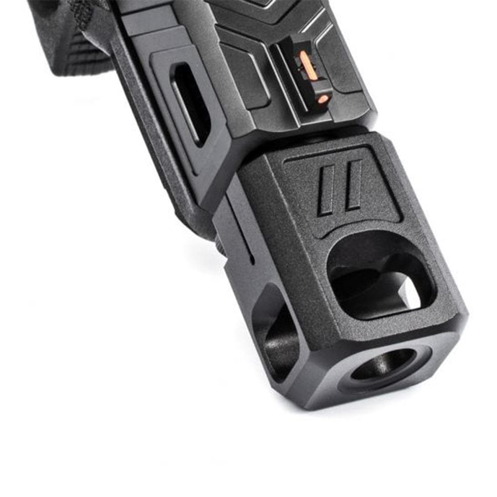 ZEV Technologies Pro Compensator V2 Glock 19 9mm Luger 1/2x28 Thread Black