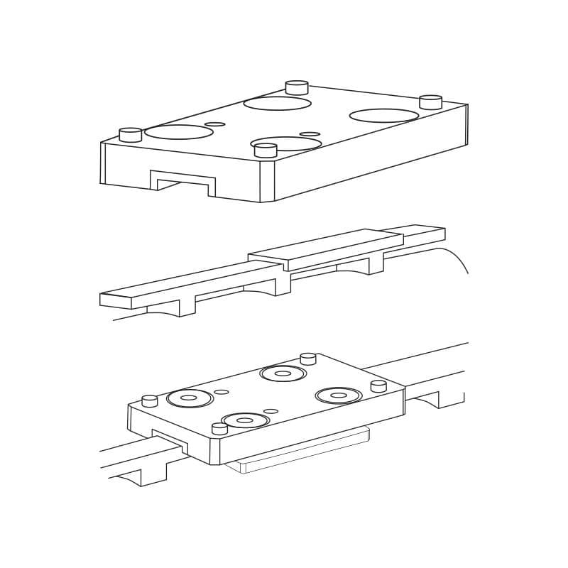 Burris Speedbead Mount for Fastfire Series Red Dots / Universal Vent Rib