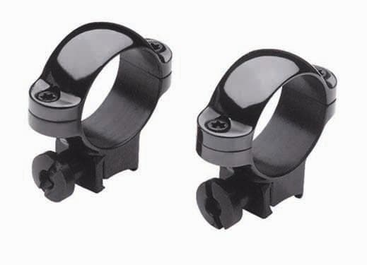 Burris Deluxe Solid Steel .22 Rings 1" Medium 0.80 Actual Height - Matte