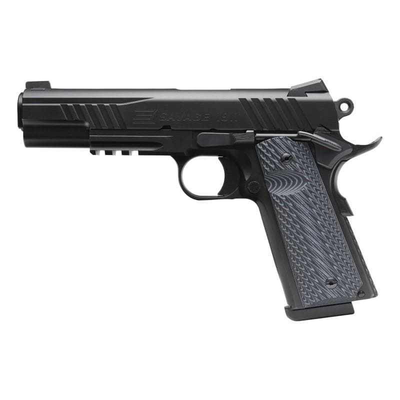 Savage 1911 Gov't Style Handgun .45 Auto 8rd Magazine 5" Barrel Black with Rail