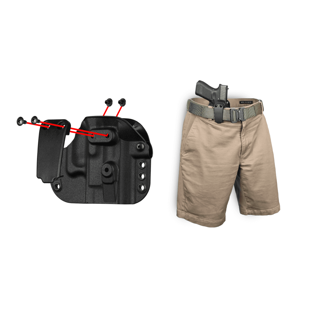 G-Code Paradigm Universal Fit Holster for Small/Medium Frames Black Ambi