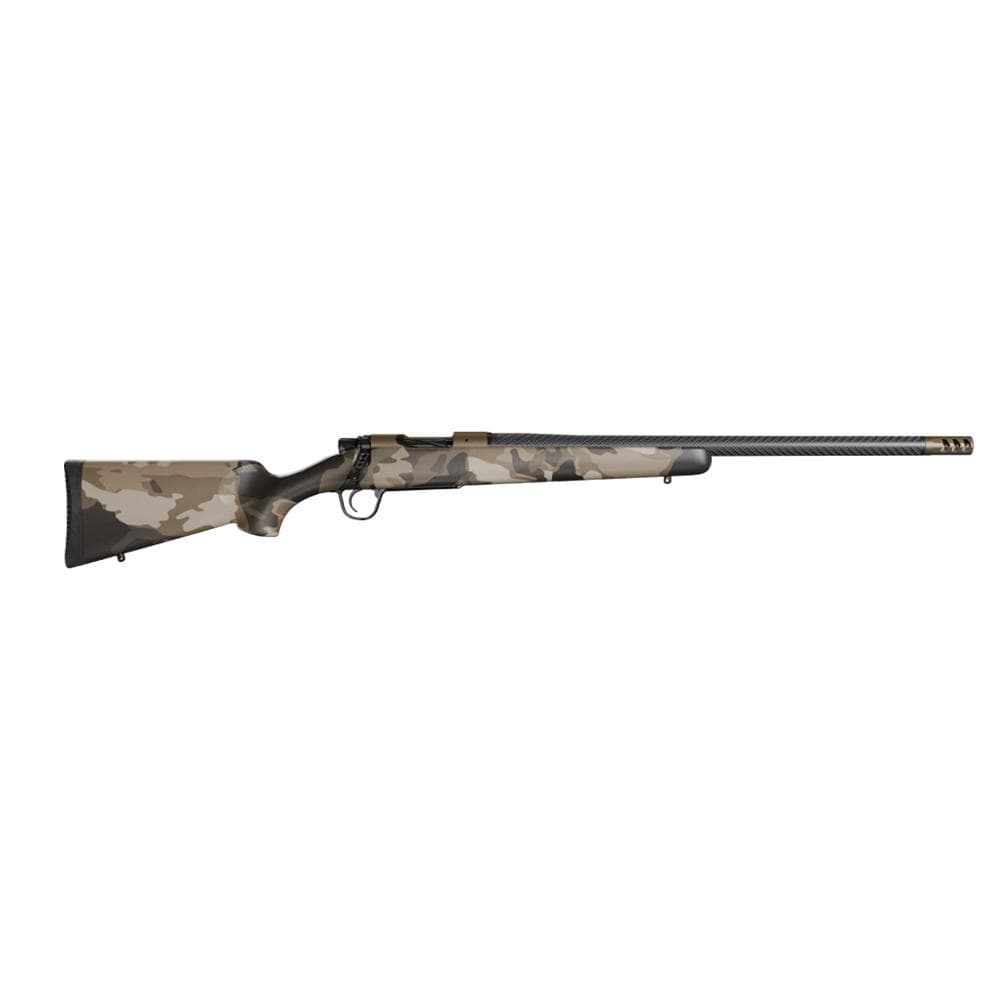 Christensen Arms Ridgeline FFT Rifle 7mm Backcountry 4rd Magazine 16.25" 5/8x24 Threaded Barrel Burnt Bronze Brown Barren Dune