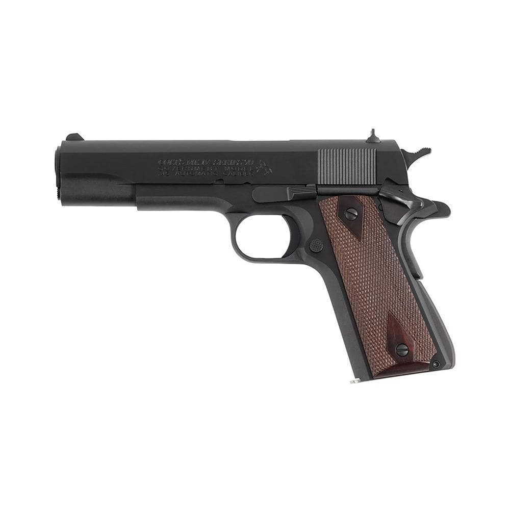 Colt Government Model Handgun .45 Auto 7rd Magazine 5" Barrel Blued Finish Fixed Sights