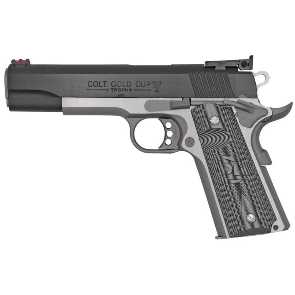 Colt Gold Cup Lite 1911 Handgun .38 Super 9rd Magazine 5" Barrel Two Tone