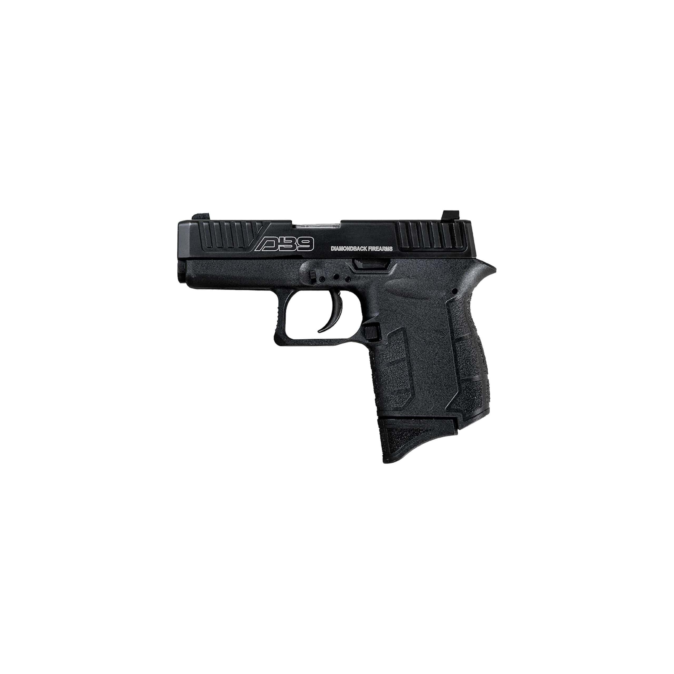 Diamondback DB9 Gen4 Handgun 9mm Luger 6rd Magazine(1) 3.1" Stainless Steel Barrel Black Frame