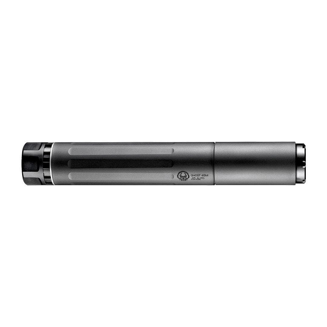 Dead Air Silencers Ghost 45M Modular Suppressor .45 ACP Stainless Steel/Titanium Black Finish