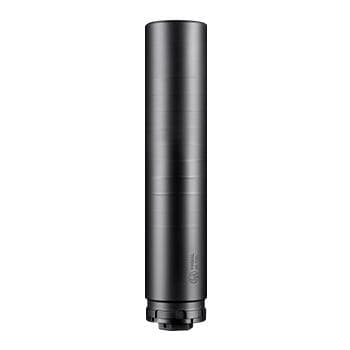 Dead Air Silencers Primal Multipurpose Direct Thread Suppressor .458 to .338 Lapua Stainless Steel Black Finish 5/8-24