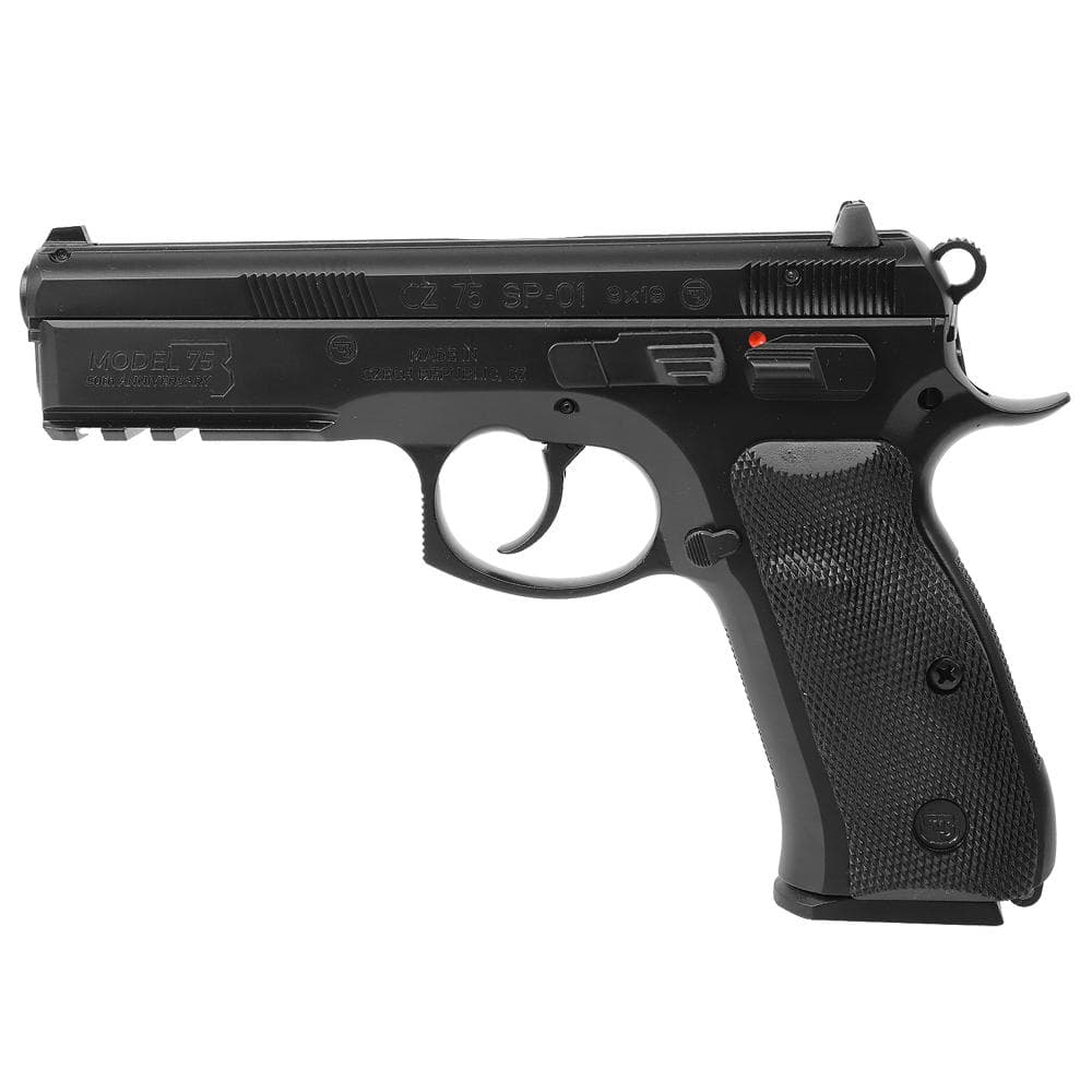 CZ 75 SP-01 Anniversary Elite Handgun 9mm Luger 10rd Magazines(2) 4.6" Barrel Steel Frame Manual Safety