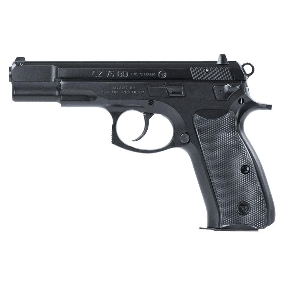 CZ 75 BD Handgun 9mm Luger 10rd Magazine 4.6" Barrel Black Fixed Sights CA Compliant