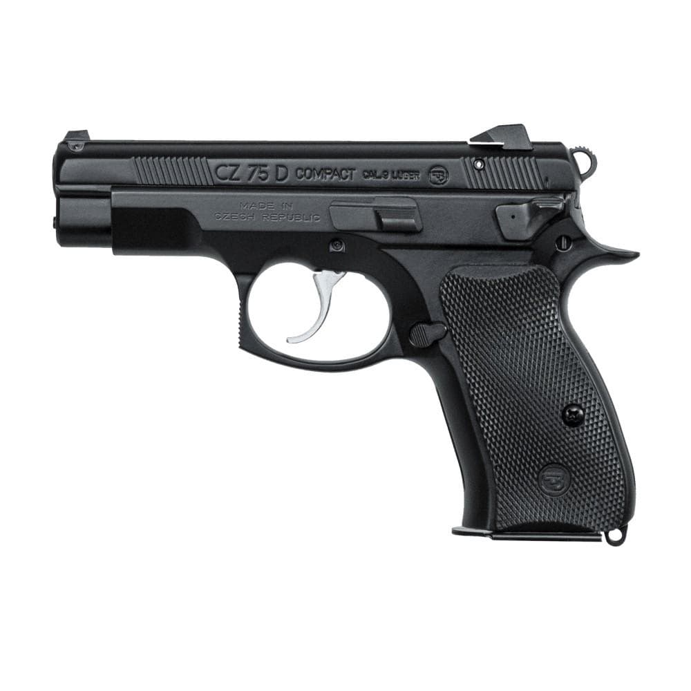 CZ-USA 75 D PCR Compact Handgun 9mm Luger 10rd Magazine 3.75" Barrel Black