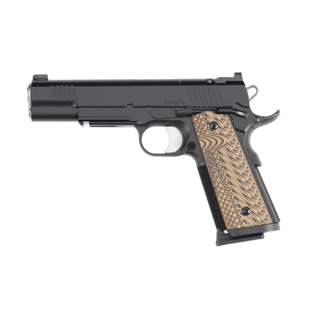 Dan Wesson Specialist Handgun 9mm Luger 10rd Magazines (2) 5" Barrel Black Optics Ready