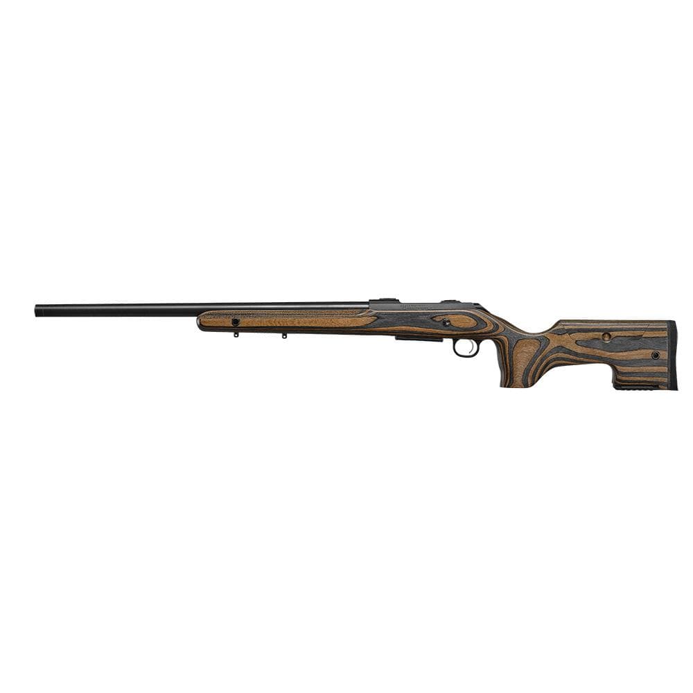 CZ 600 Plus Range Rifle .308 Win 5rd Capacity 24" Threaded Barrel Grey/Brown Laminate Stock