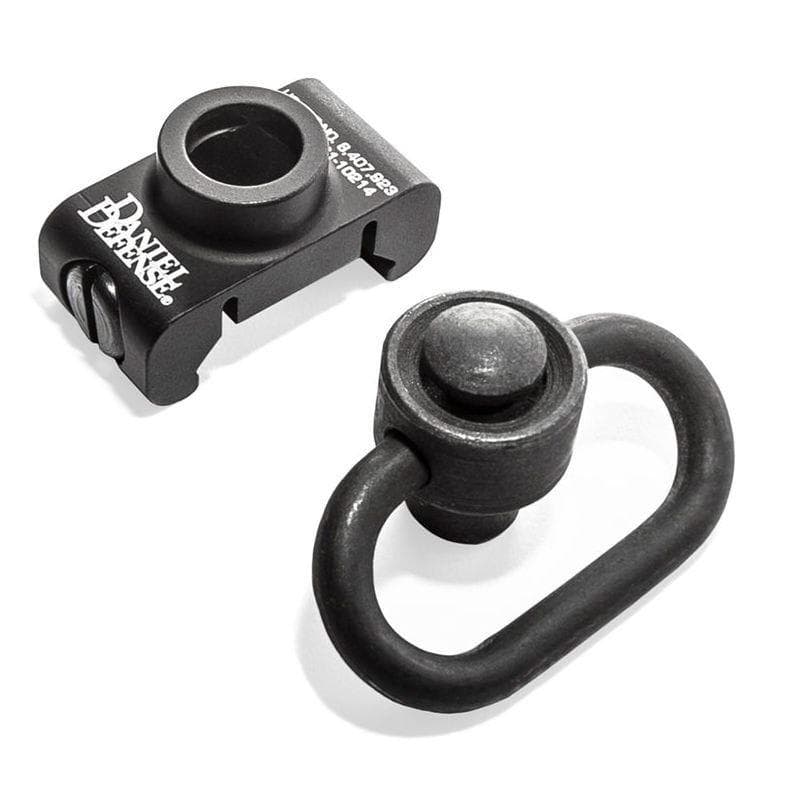 Daniel Defense Rail Mount QD Swivel Attachment Point with Swivel Black