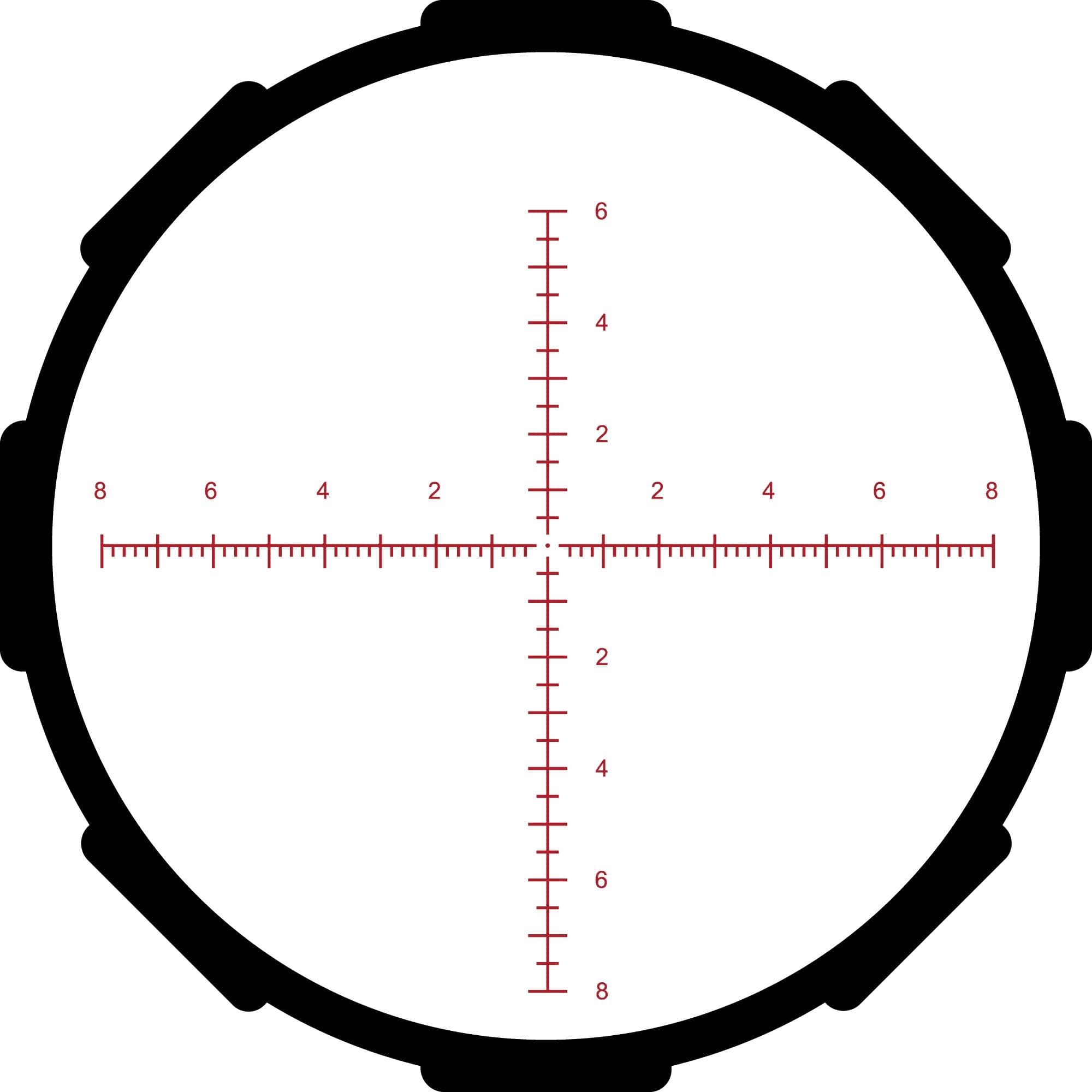 Crimson Trace Hardline Pro Rifle Scope - 4-16x50mm 30mm FFP MR1-MIL Illum