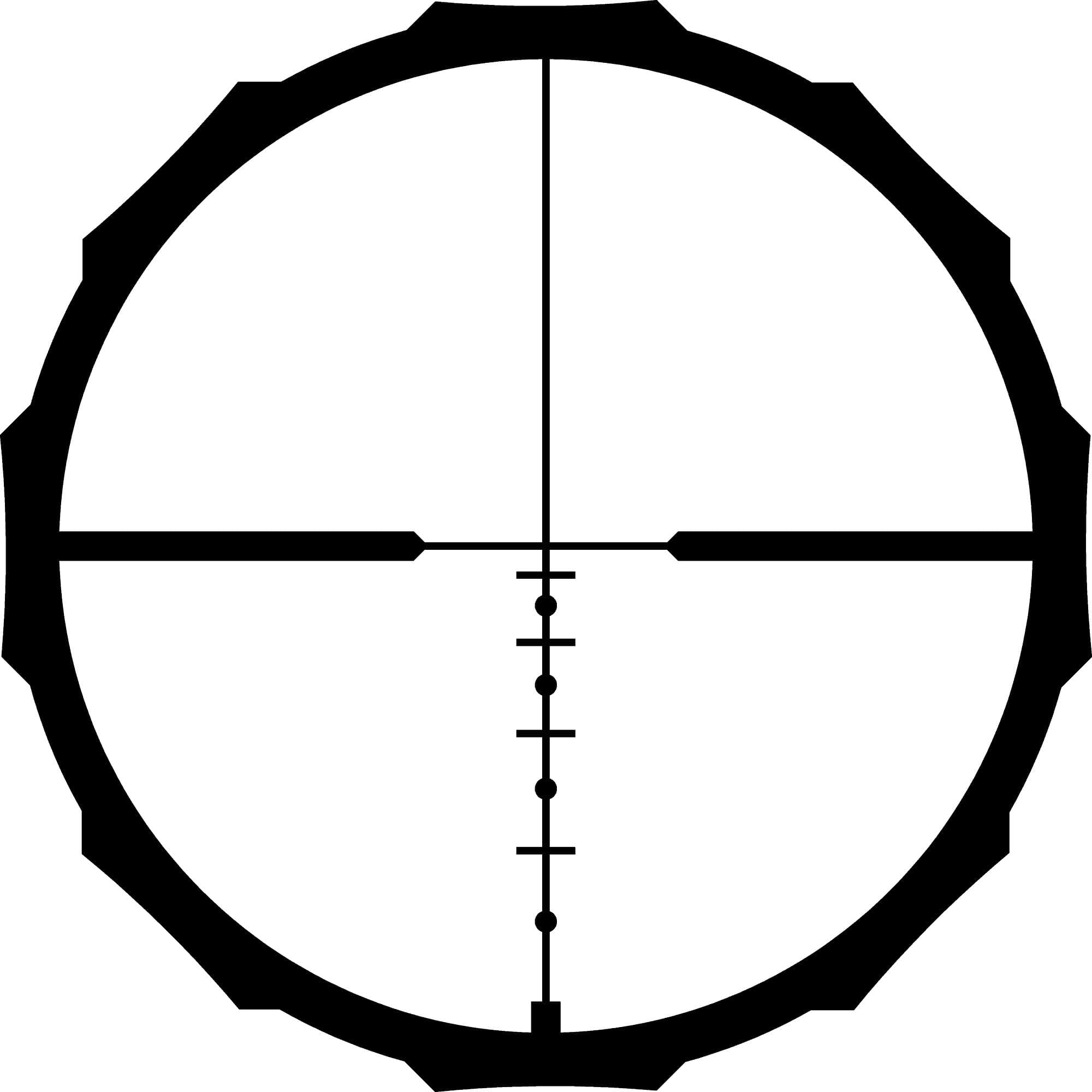 Crimson Trace Hardline Rifle Scope - 4-16x42mm 30mm SFP BDC .223/5.56
