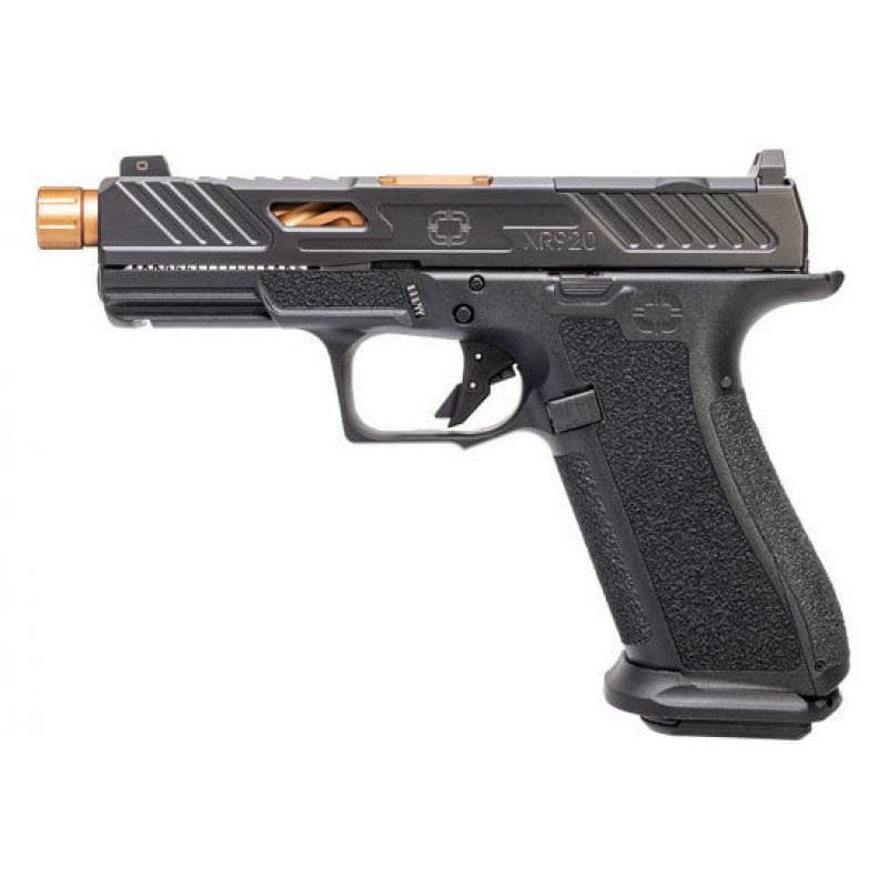 Shadow Systems XR920 Elite Optic Cut Handgun 9mm Luger 17rd Magazine 5.5" Threaded Bronze Barrel Black Grip