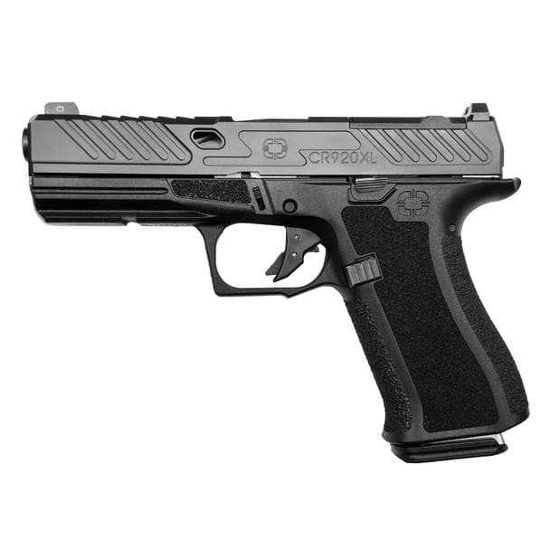 Shadow Systems CR920XL ELITE Slide Optic Handgun 9mm Luger 10rd Magazines 4.18" Spiral Black Barrel