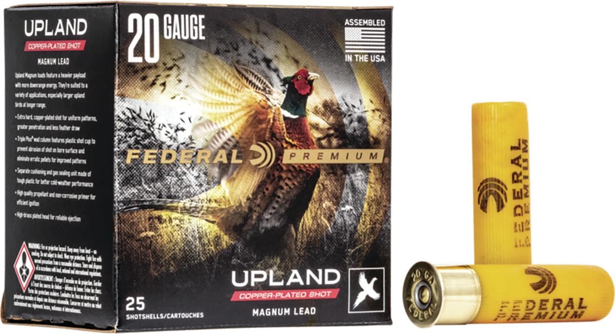 Federal Wing-Shok Magnum Shotshells 20ga 3" 1-1/4oz 1300 fps #5 25/ct