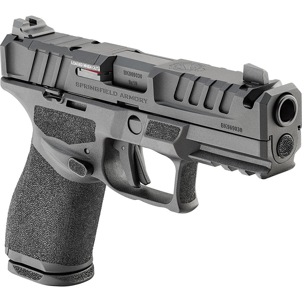 Springfield Gear Pac Echelon 4.0C Comp Handgun 9mm Luger 15(1)&18(3)rd Magazines 4" Comp Barrel Green Dot & Bag
