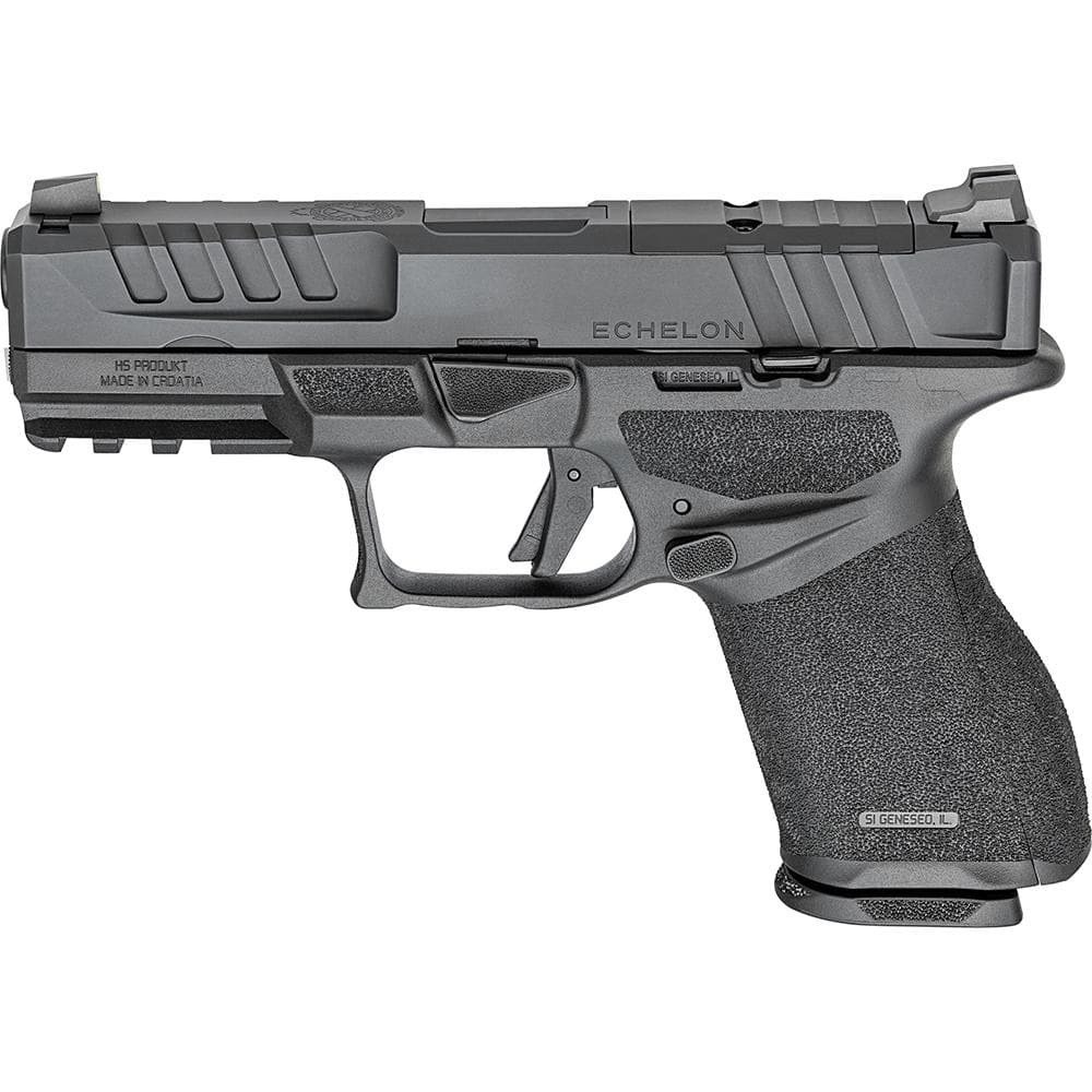 Springfield Armory Gear Pac Echelon 4.0C Handgun 9mm Luger 15rd(1) & 18rd(3) Magazines 4" Barrel Black/White Sights Green Dot & Bag