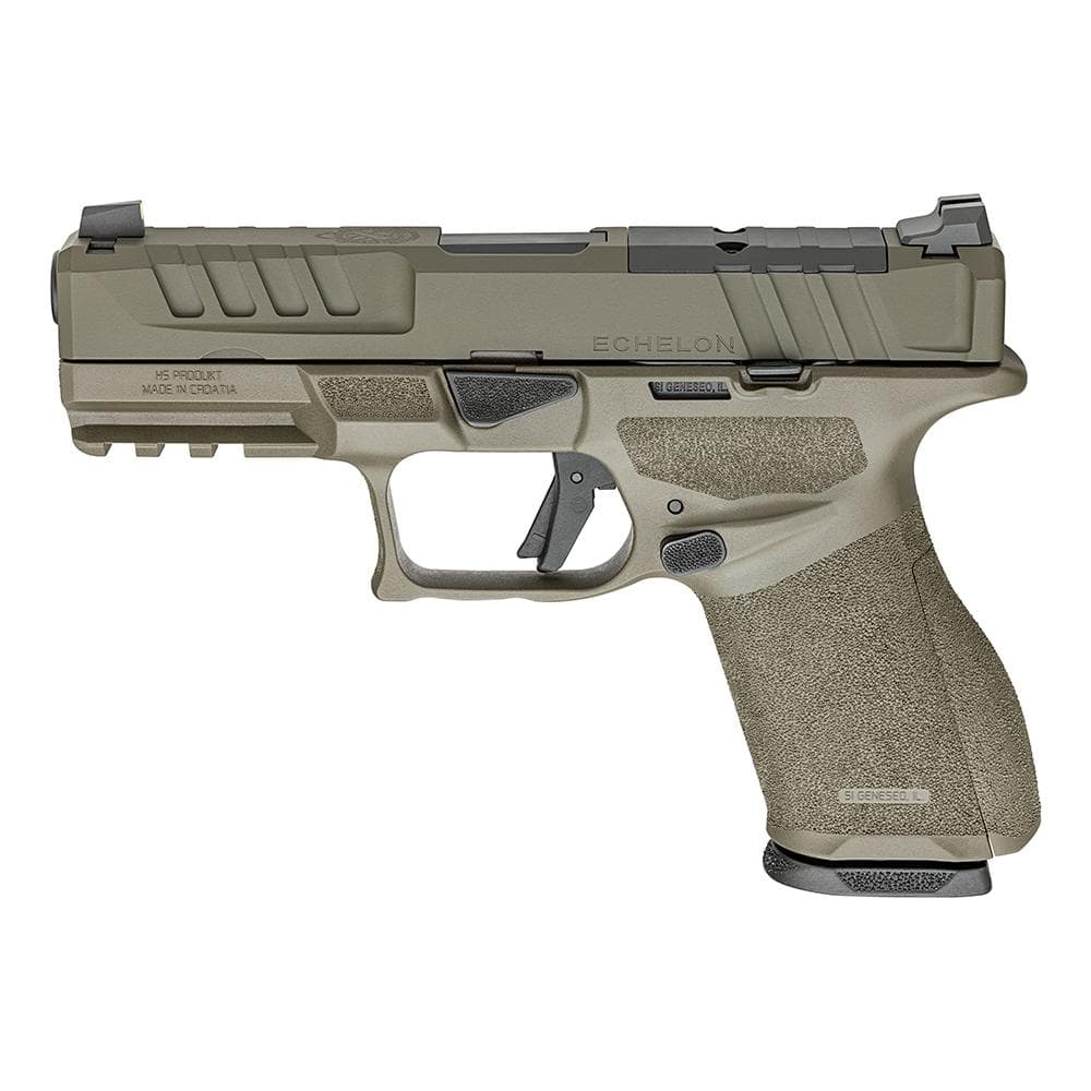 Springfield Echelon 4.0C Handgun 9mm Luger 15(2)rd Magazines 4" Barrel Optic Ready ODG Finish