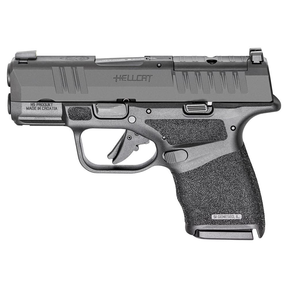 Springfield Gear Pac Hellcat Micro-Compact OSP Handgun 9mm Luger 11(1)&13(3)rd Magazines 3" Barrel Green Dot & Bag
