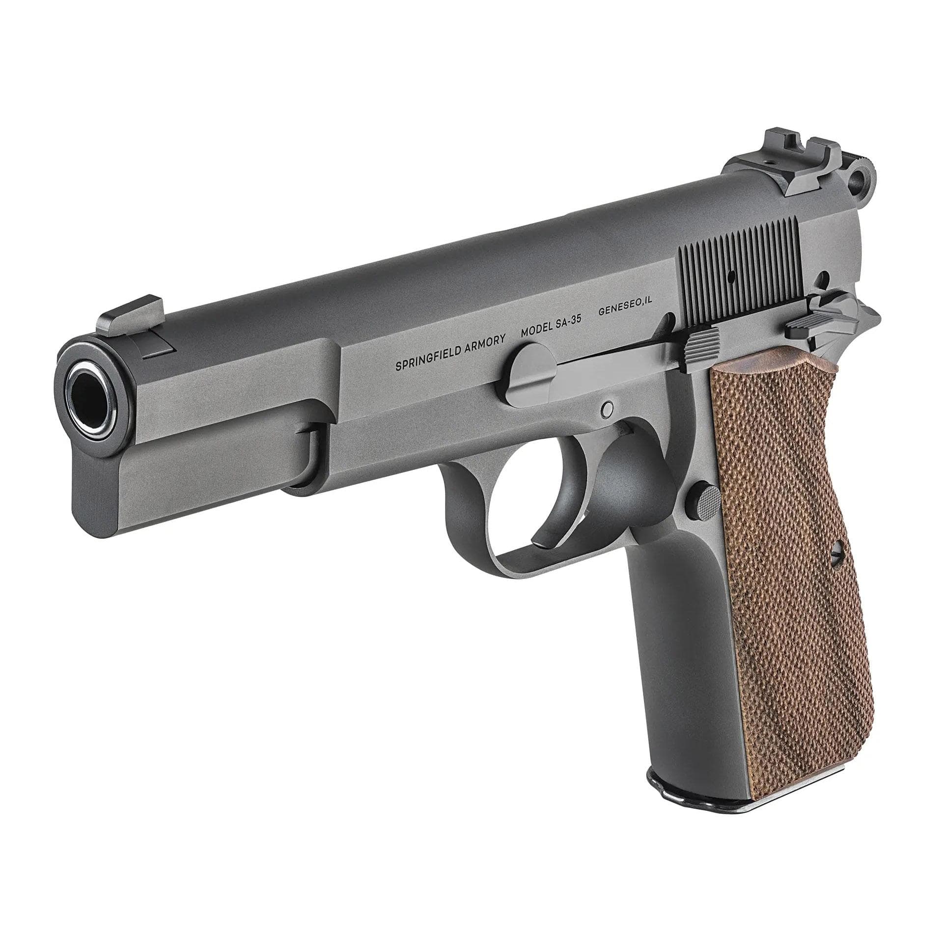 Springfield SA-35 Handgun 9mm Luger 15rd Magazine 4.7" Barrel Walnut Grips