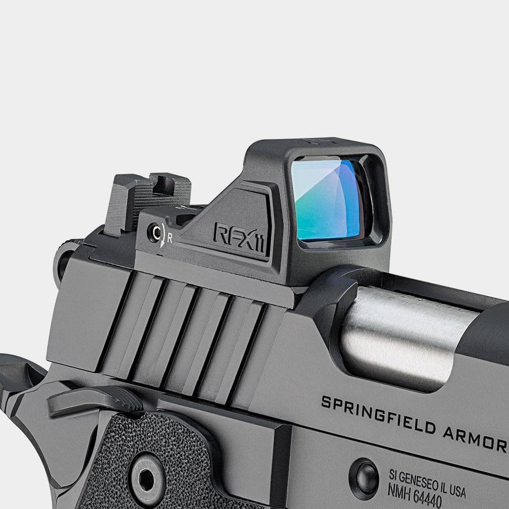 Springfield Armory Gear Pac 1911 DS Prodigy Compact Handgun 9mm Luger 15rd Magazines (4) 3.5" Barrel Black Viridian Green Dot Bag
