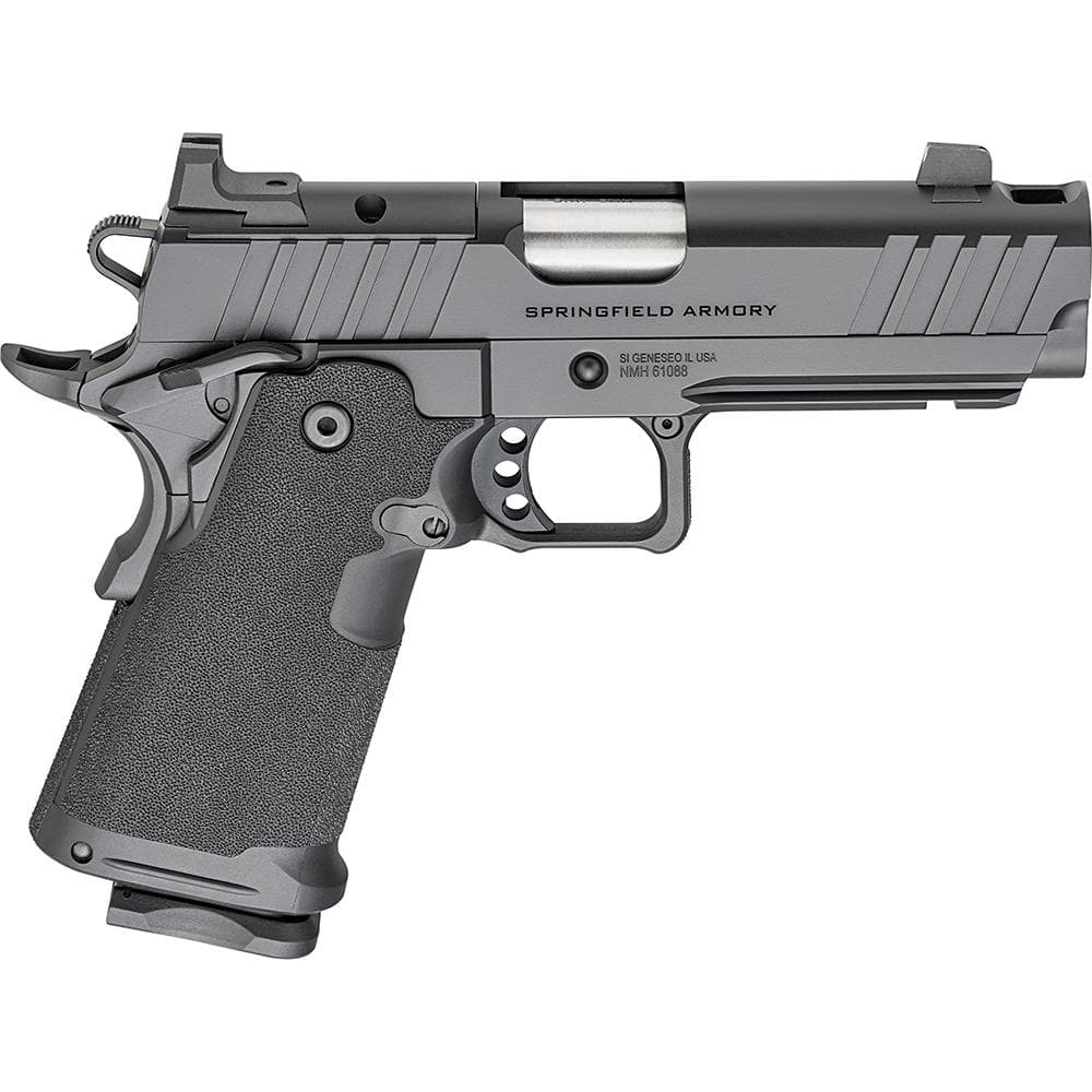 Springfield Armory Gear Pac 1911 DS Prodigy Comp Handgun 9mm Luger 10rd Magazines (4) 4.25" Barrel Black Viridian Green Dot Bag