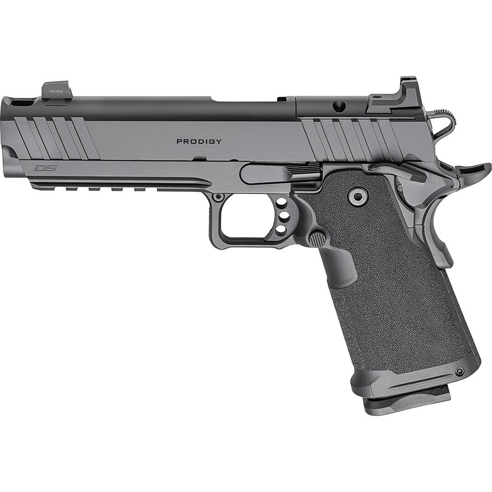 Springfield Gear Pac DS Prodigy AOS Handgun 9mm Luger 10(4)rd Magazines 5" Barrel Green Dot & Bag Fiber Front