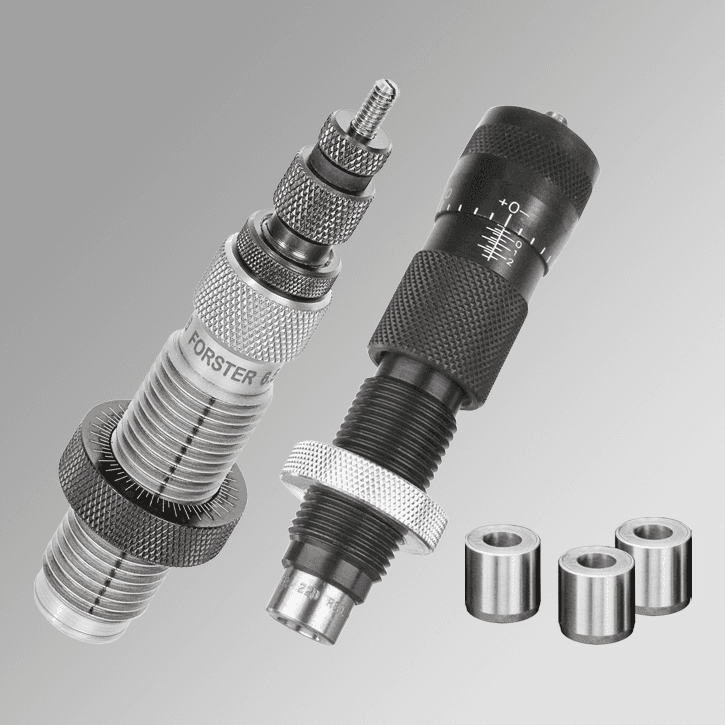 Forster Bushing Full Length Sizing Die Bench Rest Ultra Micrometer Seater Die and 3 bushings (288 290 292) 6.5 PRC