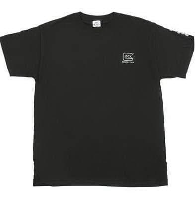 Glock Factory T-Shirt Black with Silver Logo - Xtra Large
