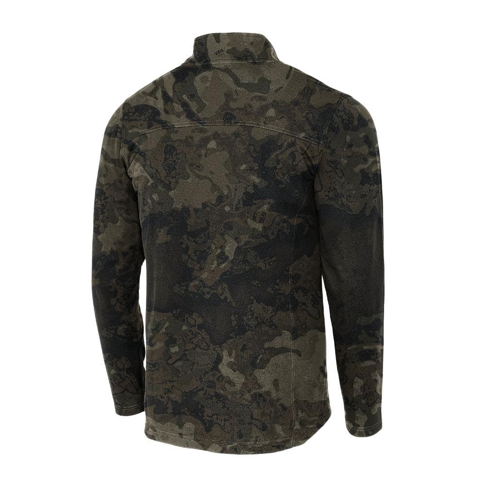 Muddy DV8 Quest Midweight Quarter Zip Sweatshirt Veil Canyon Grey L