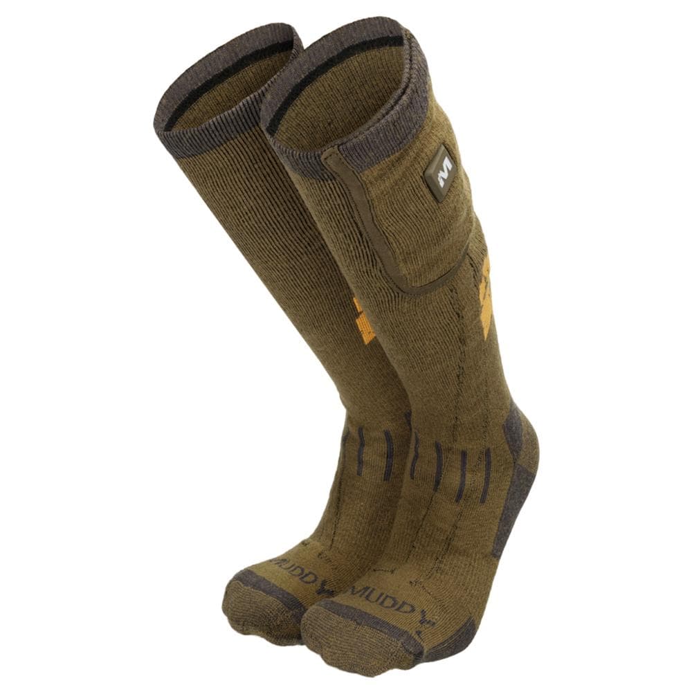 Muddy Nucleus Heated Socks Brown Clay M/L