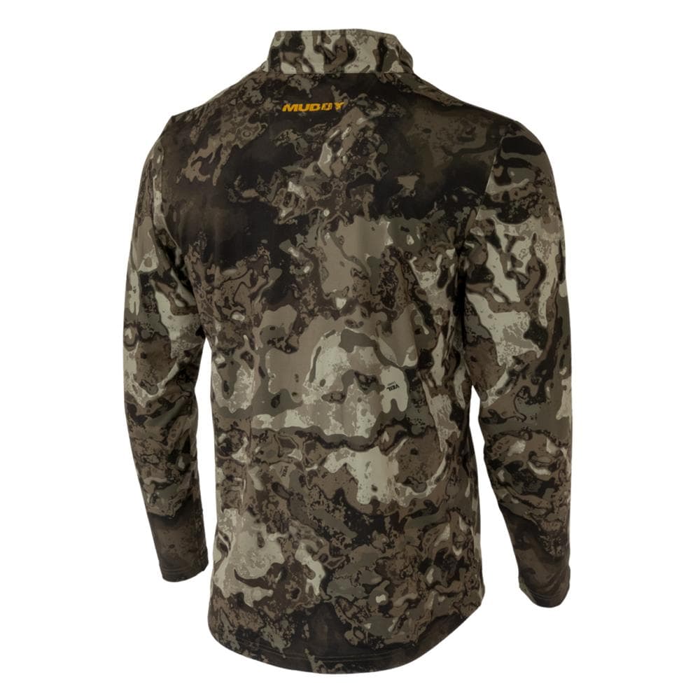 Muddy TR Lightweight Quarter Zip Long Sleeve Shirt Veil Canyon Grey M